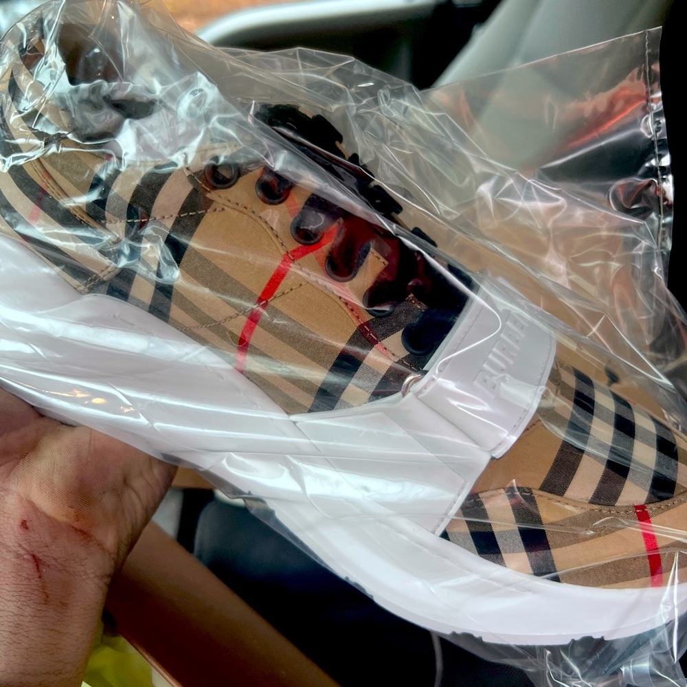 Burberry shoes.
